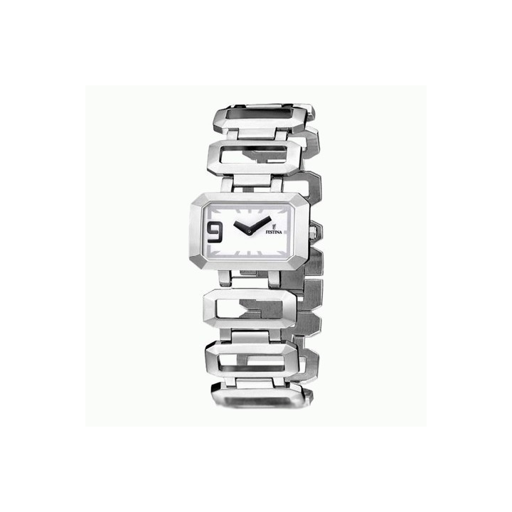 Watches Festina Square White Cream Women's Watch F16306/1