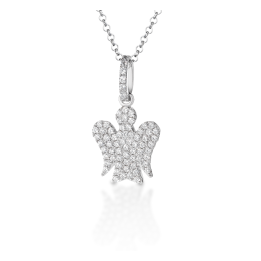 Necklaces Giannotti Angels Silver Pavé Necklace GIA285