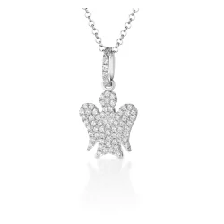Giannotti Angels Silver Pavé Necklace