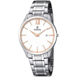 Festina Classic Steel Watch