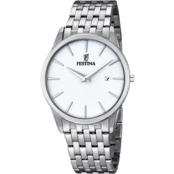 Festina Classic Steel Watch