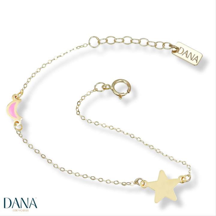 Bracelets Dana Baby stella e luna BRBFC12OGSPL13E2