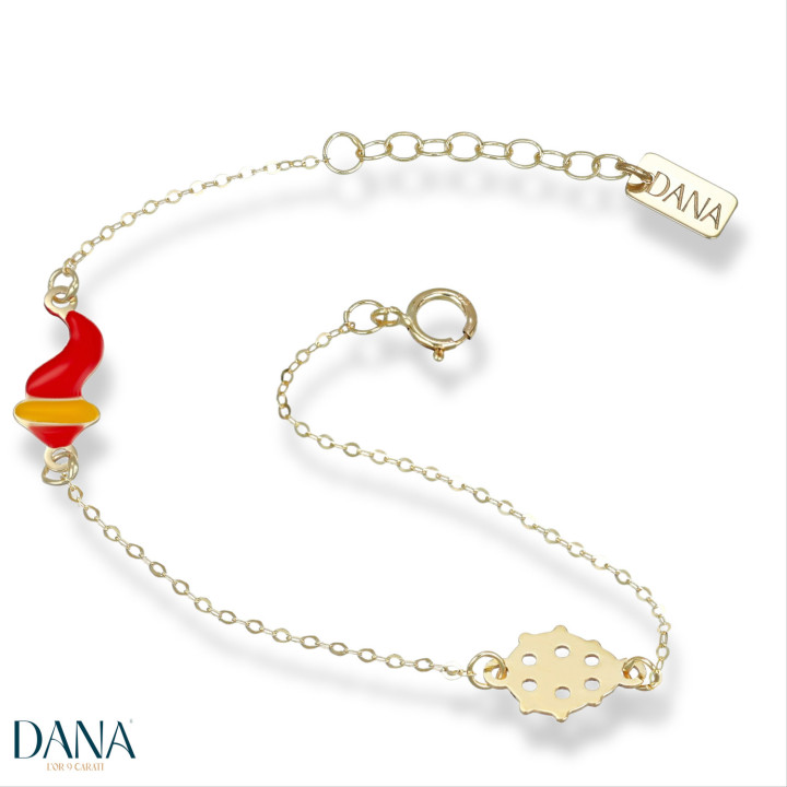 Bracelets Dana Baby corno napoletano e coccinella