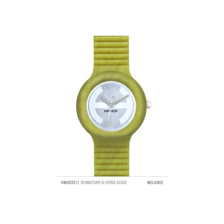 Watches HipHop Melange Yellow HWU0337