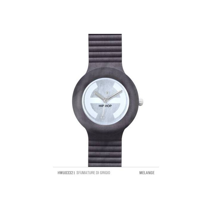 Watches HipHop Melange Grey HWU0332