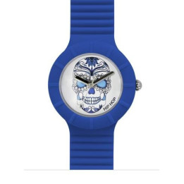 Watches HipHop Skull Blue HWU0469