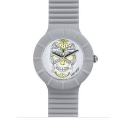 Watches HipHop Skull Grey HWU0471