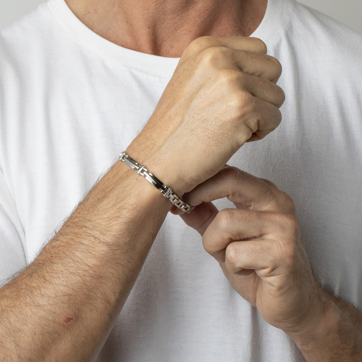 Bracelets Lotus Style Men in black LS1799-2/1