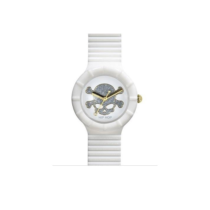 Watches HipHop Skull White HWU0451
