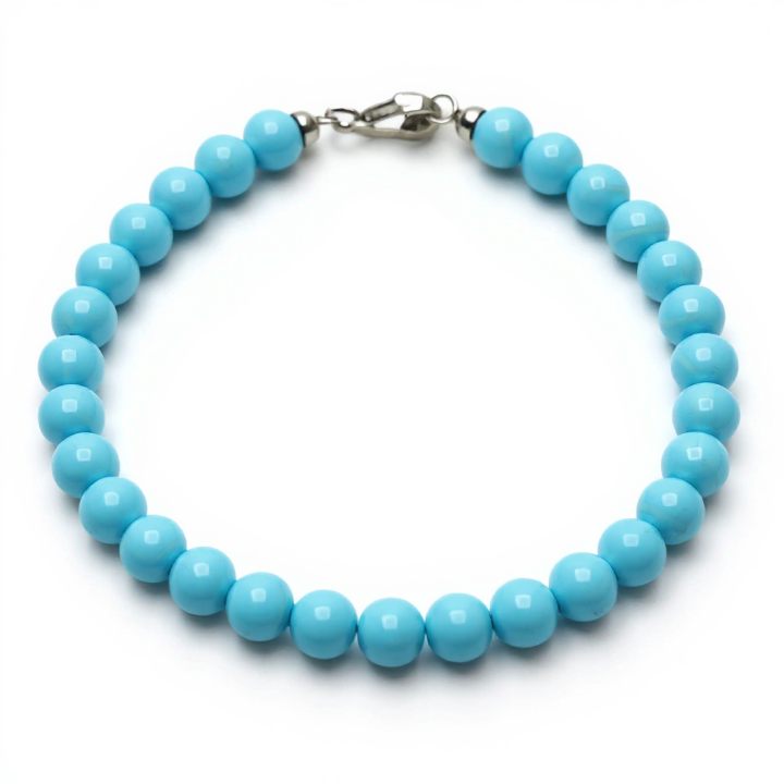 Bracelets pasta di turchese con moschettone BRAT01