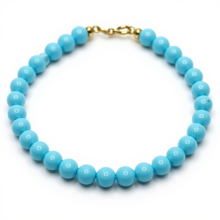 Bracelets pasta di turchese con moschettone BRAT01