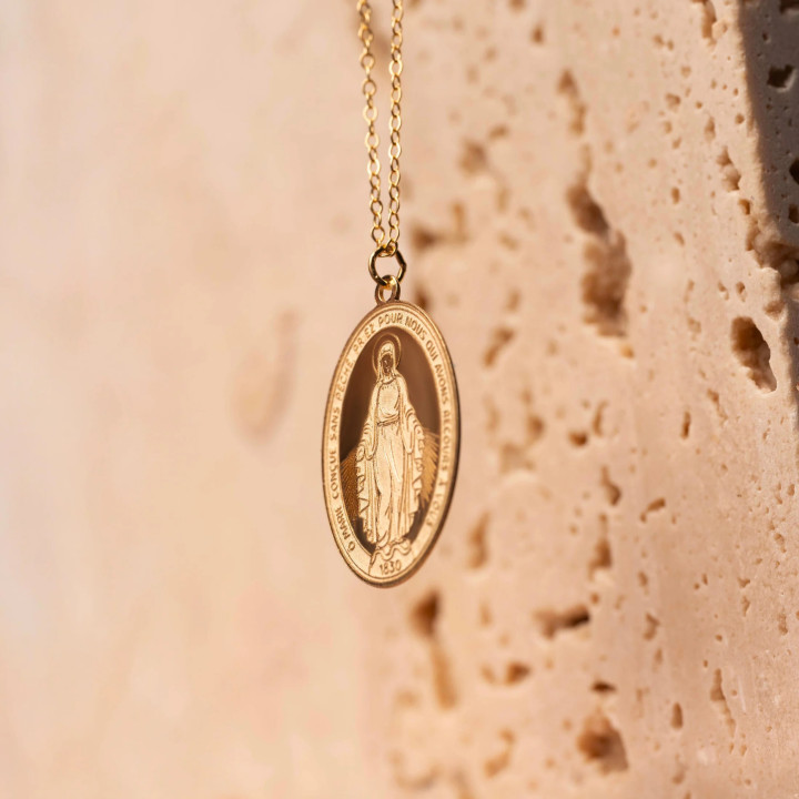 Necklaces Dana Gratia con Madonna Miracolosa CLDSE12OGL42E3