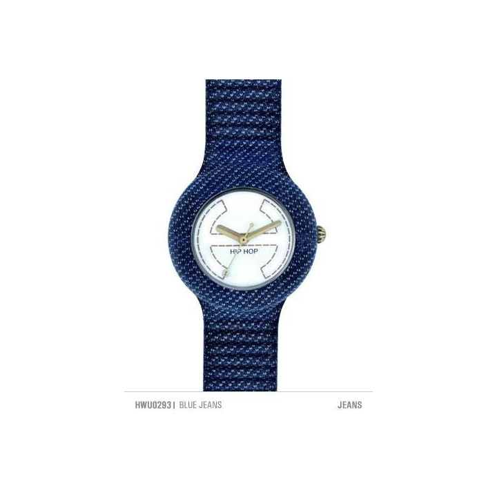 Watches HipHop Jeans Blue 32mm HWU0293