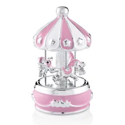Ottaviani Baby Girl Carousel Music Box