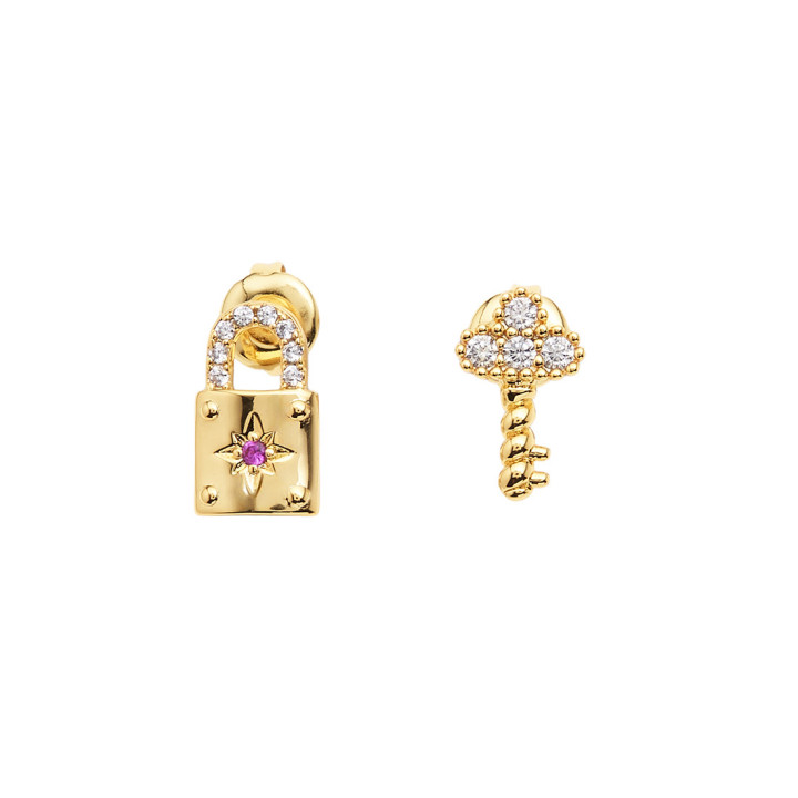 Orecchini Ottaviani Elegance chiave e lucchetto 501246O