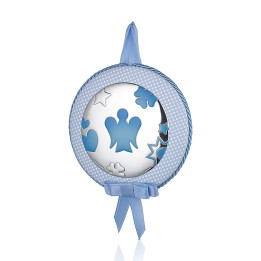 Home Accessories Angeli di Giannotti Silver and Faux Leather