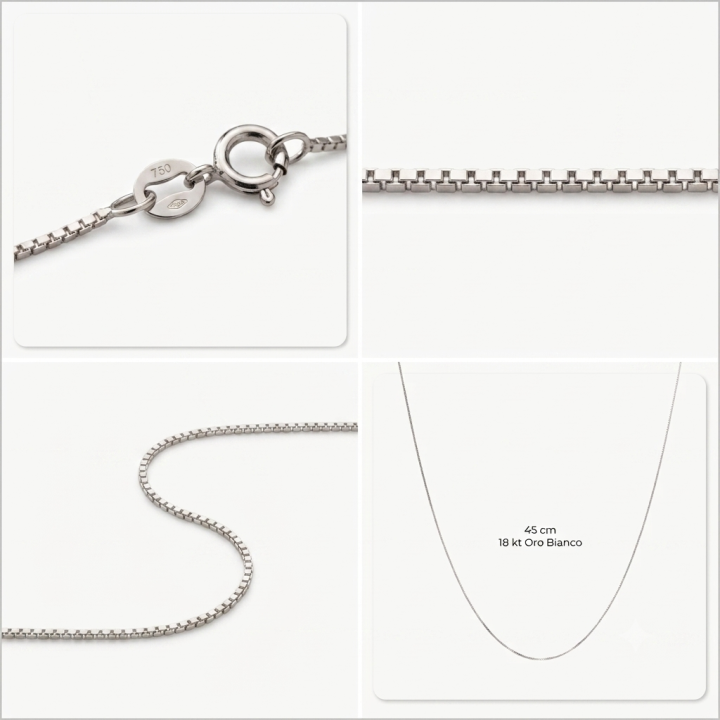 Collana Collana Catenina Veneziana ve750pl