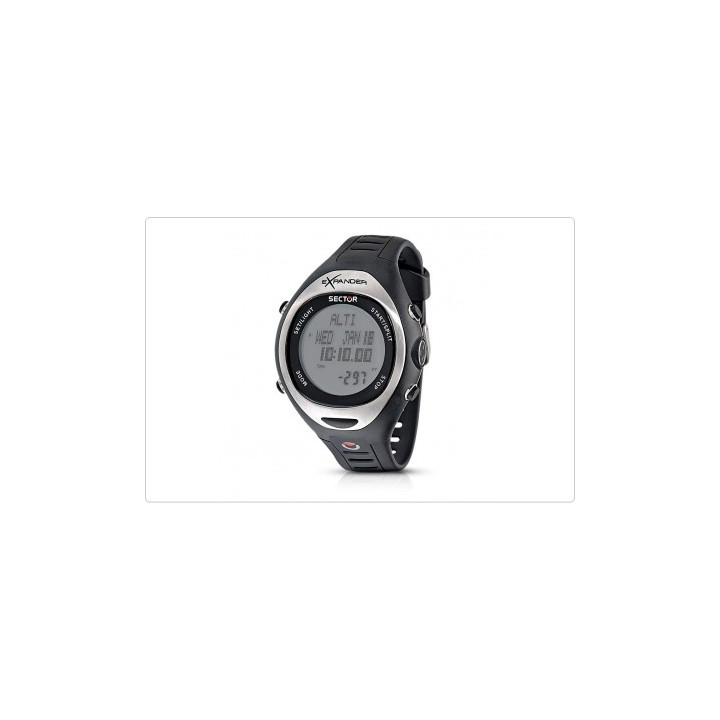 Watches Sector Expander Cardio Watch Black and Grey R3251174115