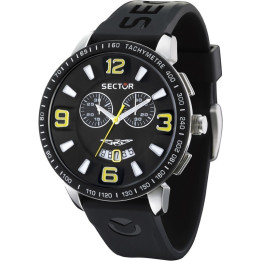 Watches Sector Marine Chrono Watch Black and Yellow R3271619002