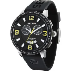 Sector Marine Chrono Watch Black and Yellow