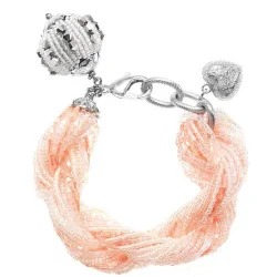 Ottaviani torchon Bianco e Rosa