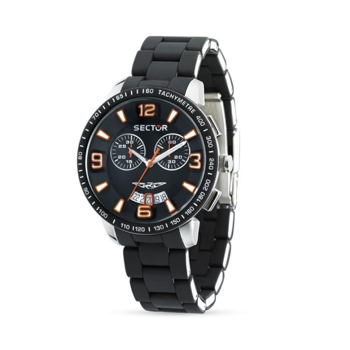 Watches Sector Marine Chrono Watch Black and Red R3273619001