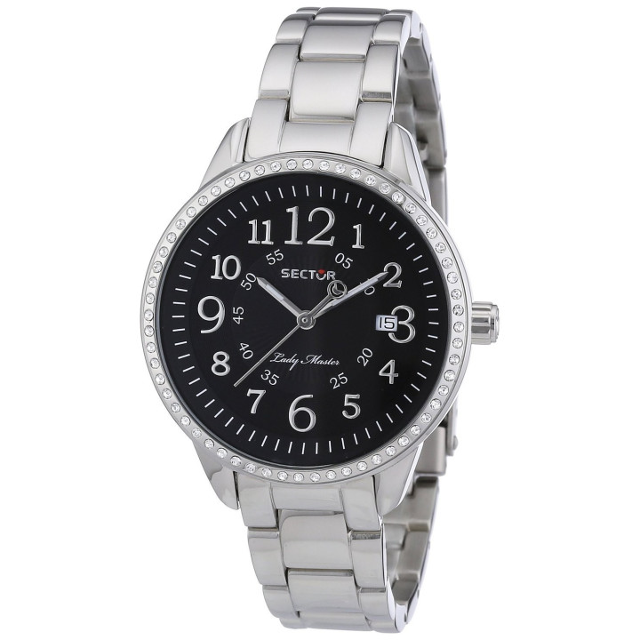 Watches Sector Chrono Lady with Stones Black r3253194525