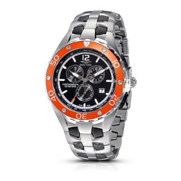 Watches Sector Chronograph 340 Black and Silver R3253934045