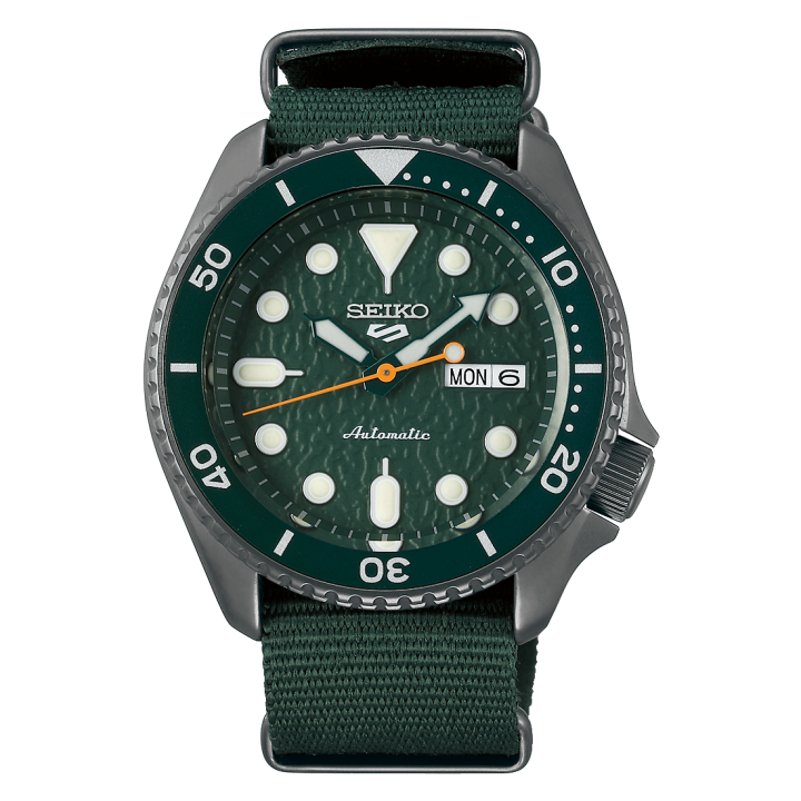 Orologi Seiko 5 Sport Sense Green Army SRPD77K1