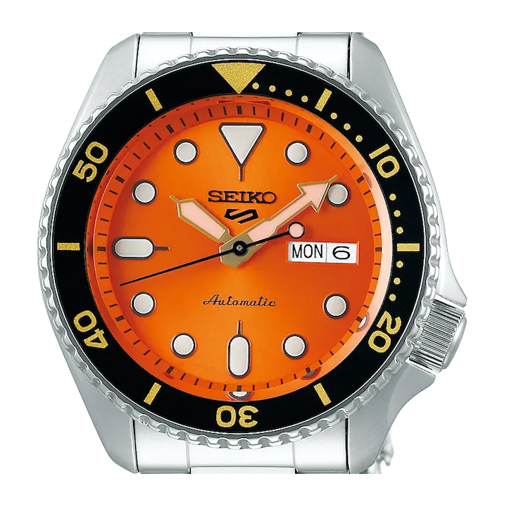 Watches Seiko 5 Sport Orange Sunset SRPD59K1
