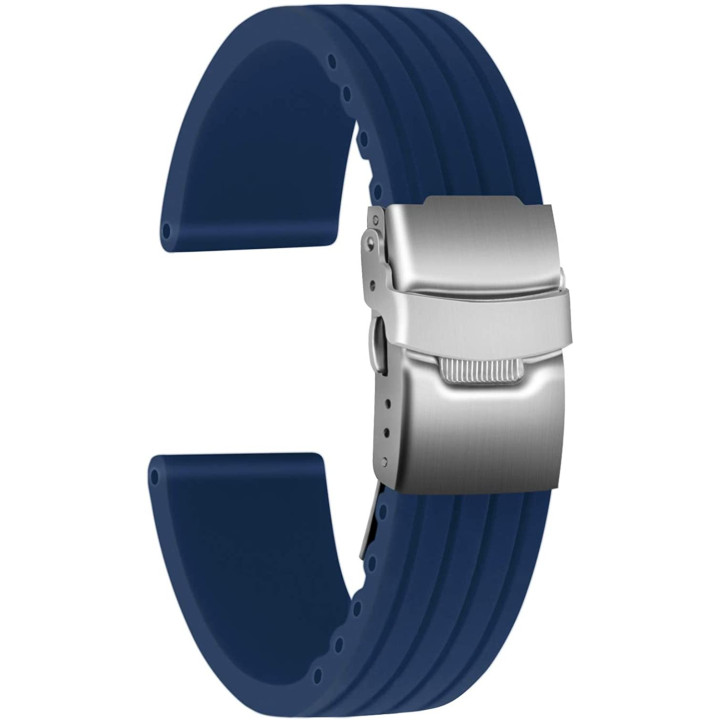 Ricambi Strap with Buckle Blue 22mm depb22mm