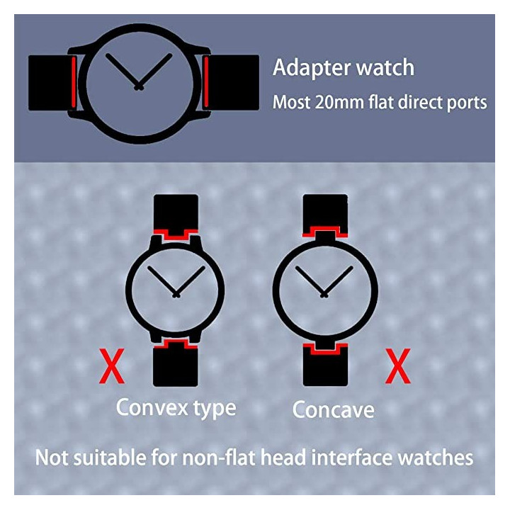 Ricambi Silicone Strap Black 20mm lis20mm