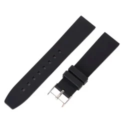 Silicone Strap Black 22mm