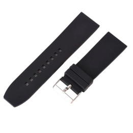 Ricambi Silicone Strap Black 24mm lis24mm