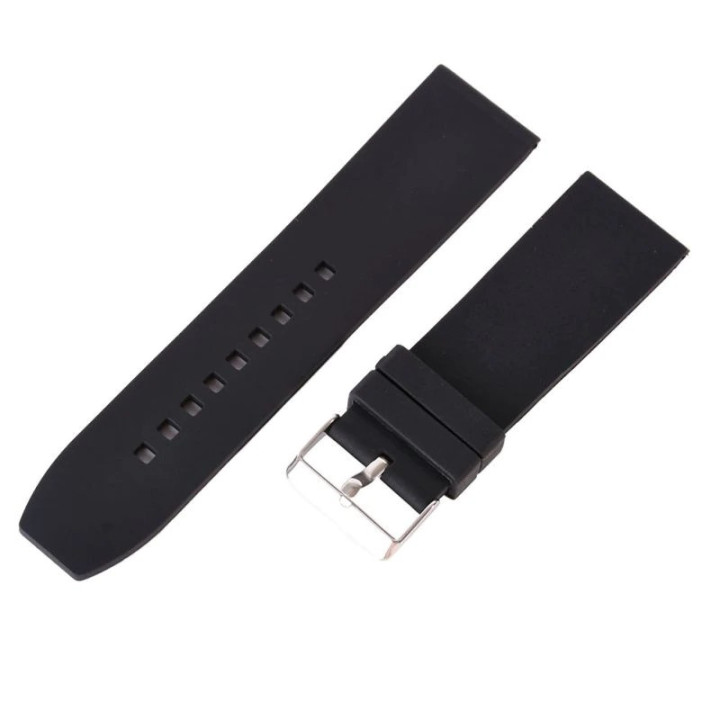 Ricambi Silicone Strap Black 24mm lis24mm