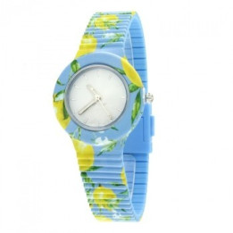 Watches HipHop Fruit Light Blue and Lemons HWU0669