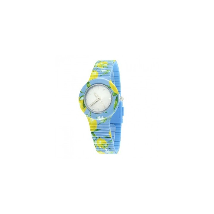 Watches HipHop Fruit Light Blue and Lemons HWU0669