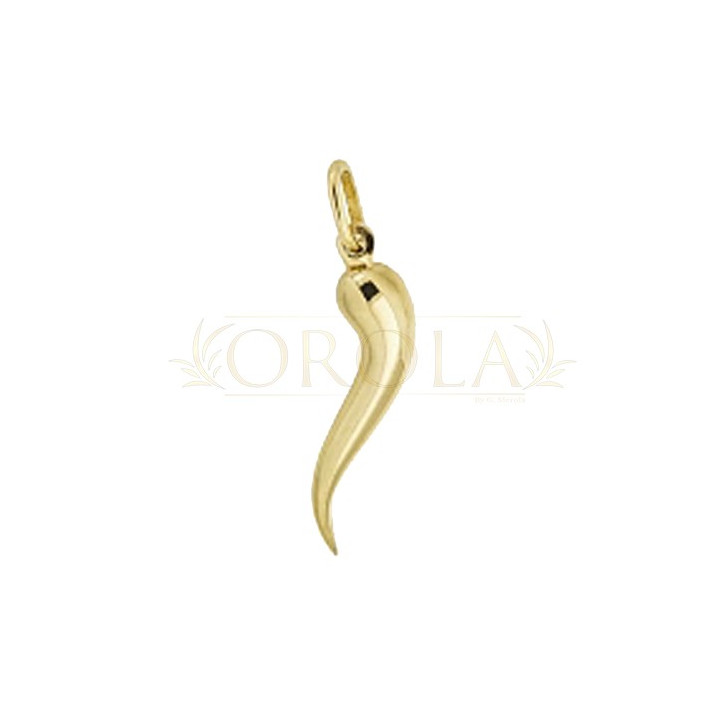 Necklaces Cornetto della Fortuna Pendant 18kt Gold CPFO1G
