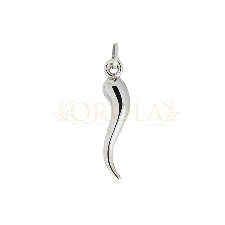 Necklaces Cornetto della Fortuna Pendant 18kt White Gold CPFO1B
