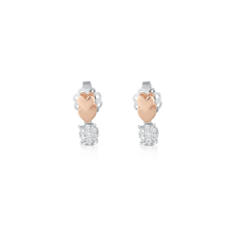 Earrings Angeli di Giannotti cuori e diamanti LUX14
