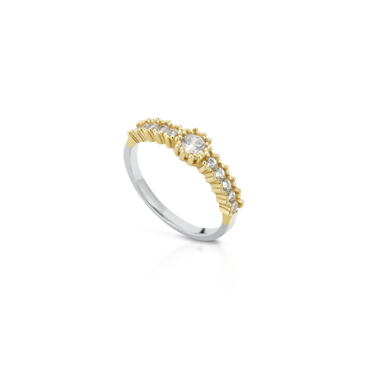 Anello Angeli argento e zirconi GIA387