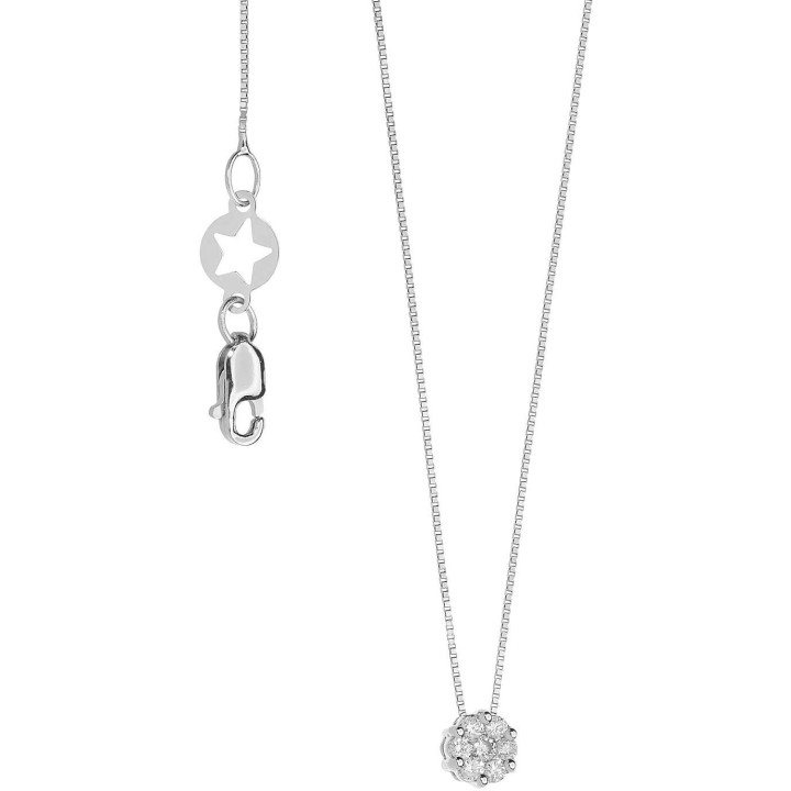 Necklaces Comete Rose di Diamanti Necklace GLB1549