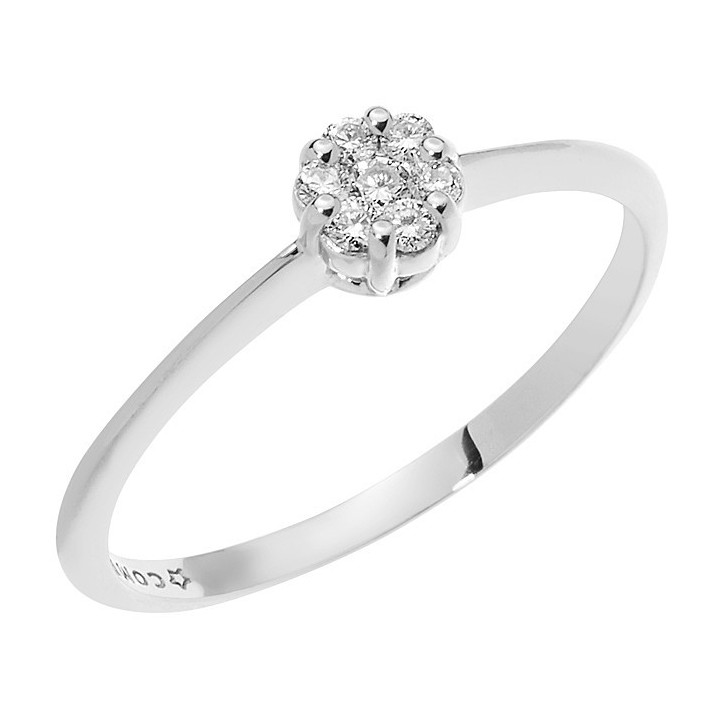 Rings Solitario Comete Rose di diamanti ANB2546