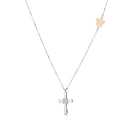 Necklaces Giannotti Angels Cross with Diamonds LUX301