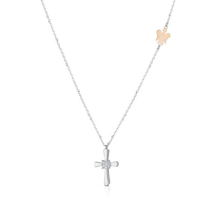 Necklaces Giannotti Angels Cross with Diamonds LUX301