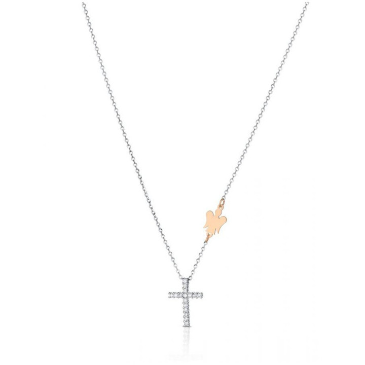 Necklaces Giannotti Angels Cross with Diamonds LUX302
