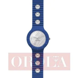 HipHop Blue with Metal Inserts and Pearls HWU0496
