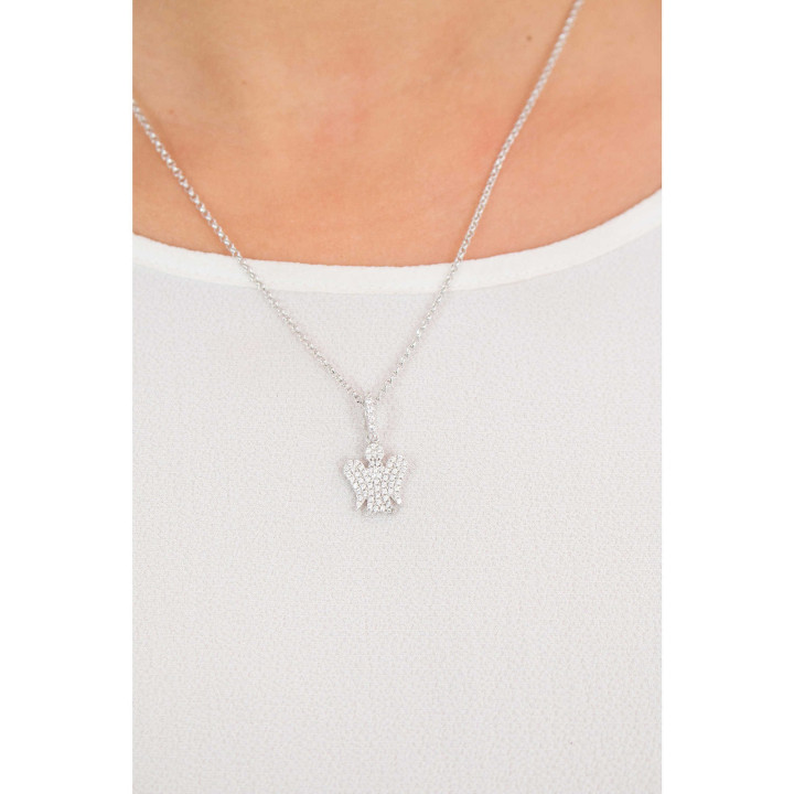 Necklaces Giannotti Angels Silver Pavé Necklace GIA285