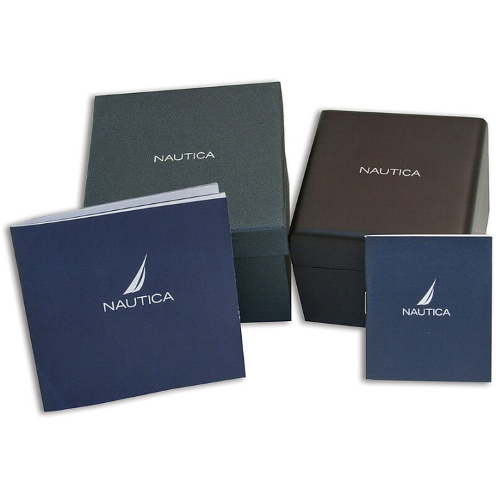 Watches Nautica Total Black Chronograph Watch A42550G