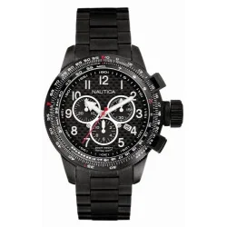 Nautica Total Black Chronograph Watch